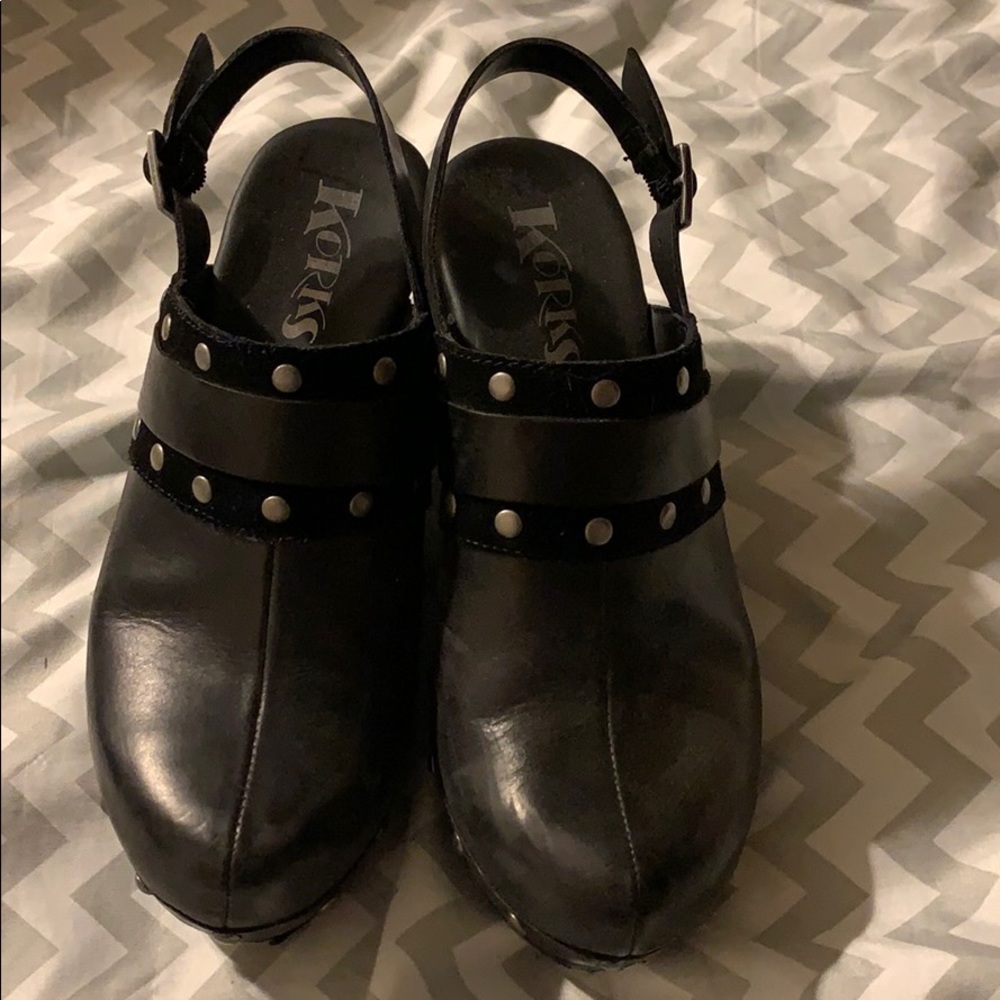 Women’s Korks Mules black
